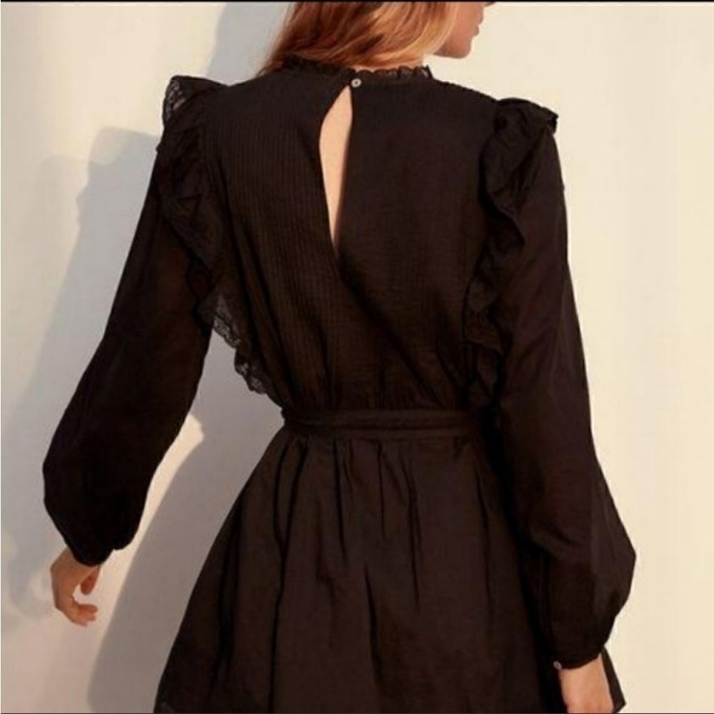 Aritzia Wilfred La Boheme Elia Dress in Black - Picture 3 of 11